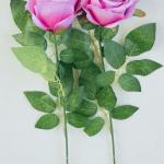 Штучна троянда 65 см. Бузковий.