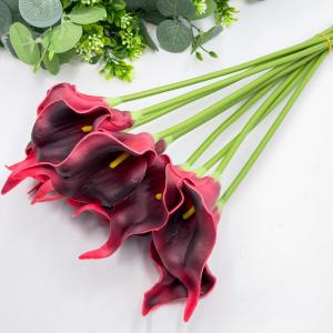 Букет кали латексноії 10 шт, 30 см. Бордо.