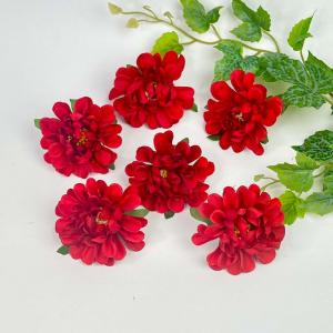 Голова жоржини 8 см, 10 шт. Червоний