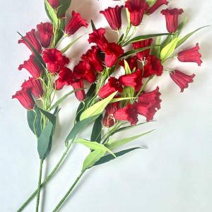 Гілка з дзвіночками. 110 см. Червоний.