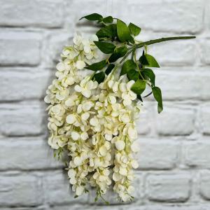 Гілка гліцинії. Айворі. 60 см. 